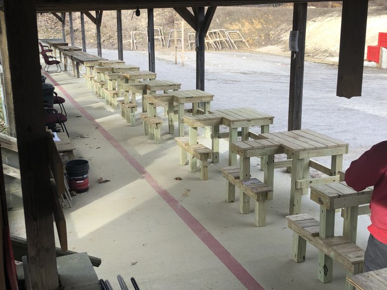 New Shooting Benches For The 25 50 – Airfield Shooting Club